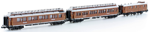 Kato HobbyTrain Lemke H22100 - 3pc CIWL Set with x2 Sleeping Cars + Luggage Wagen